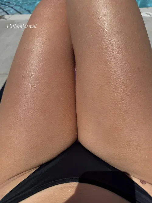 Goosebumps after being in the pool 💦