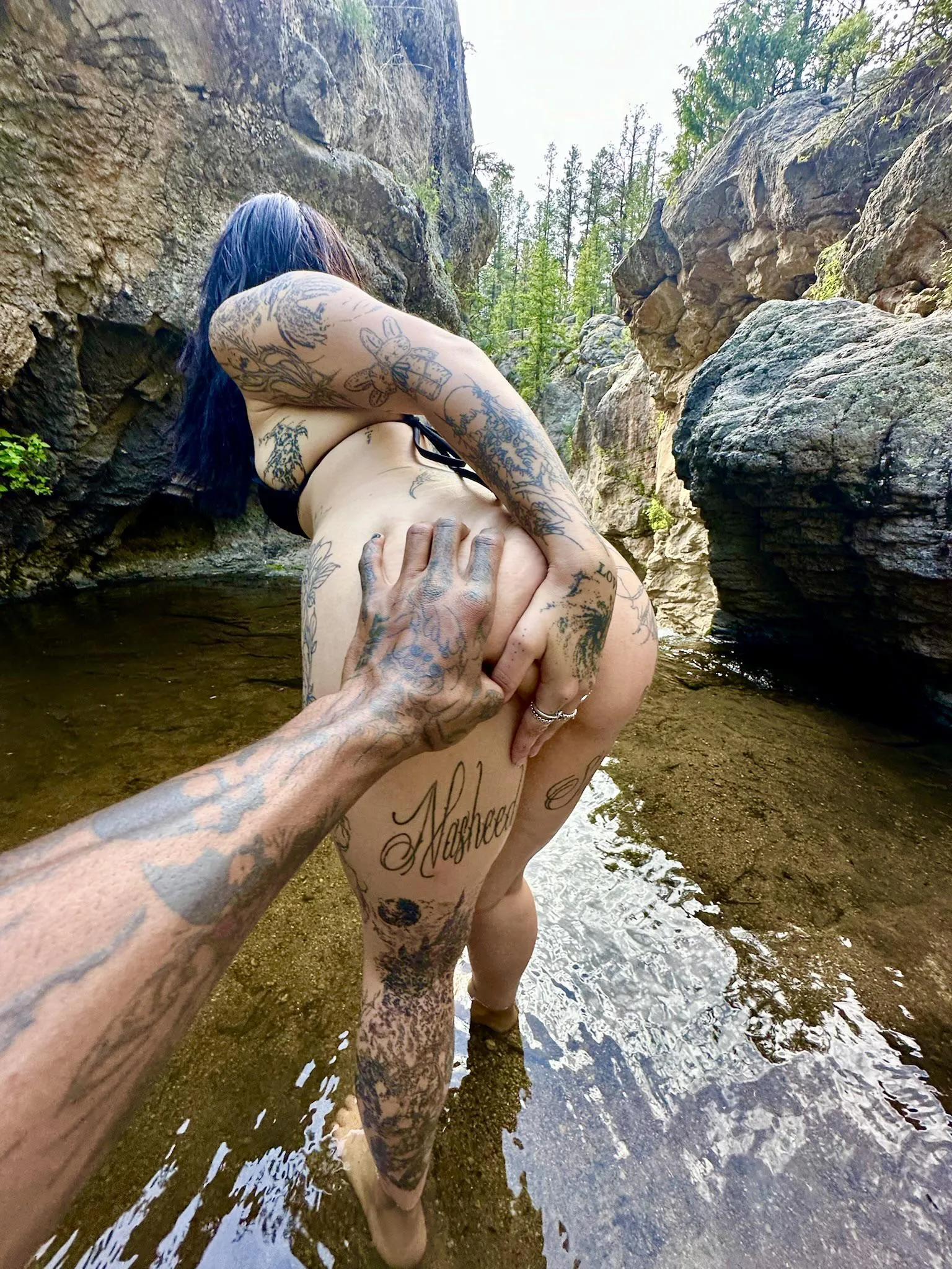 Got fucked on a waterfall today 💦