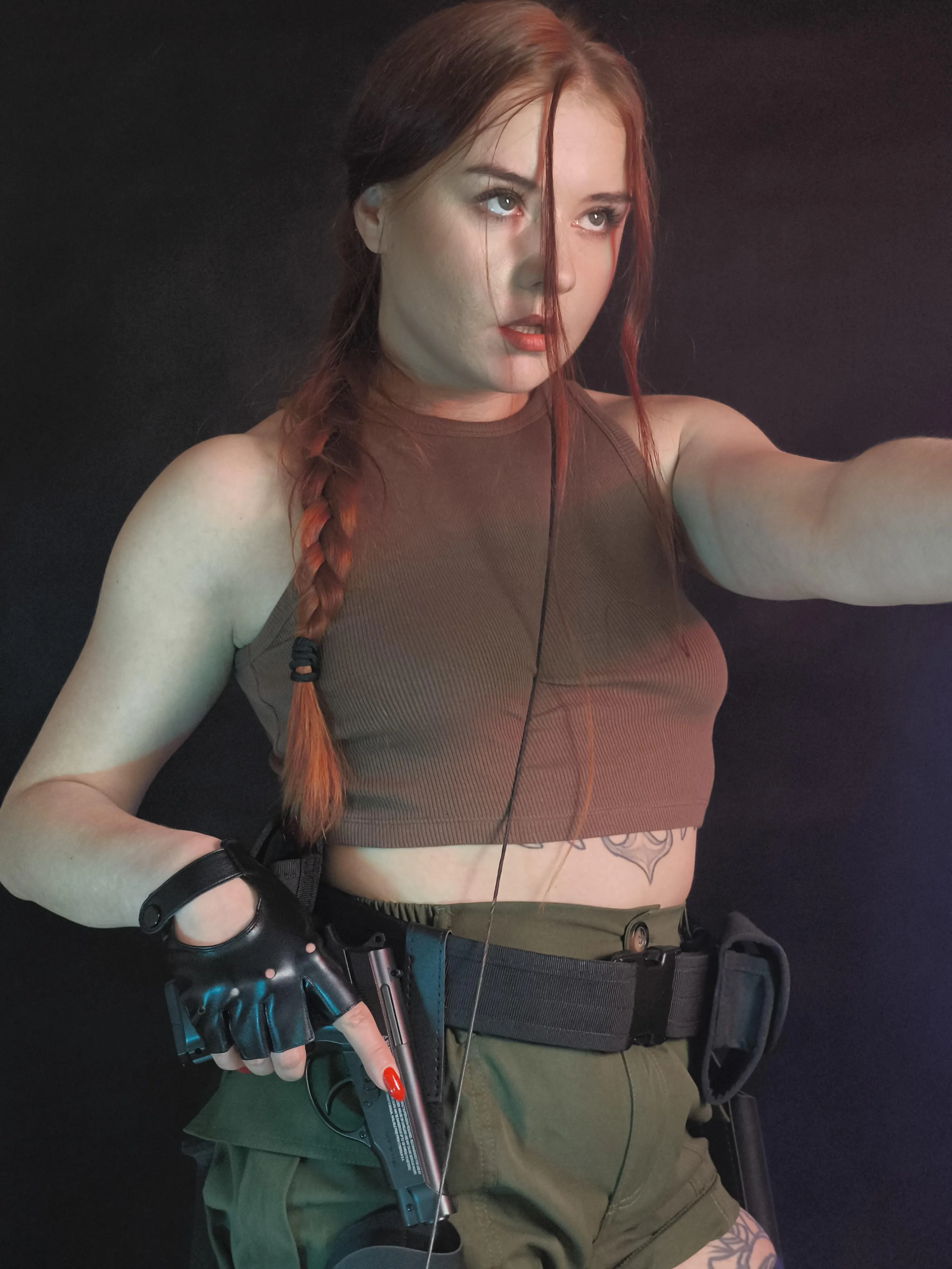 it’s supposedly cosplay... but those range habits stick with you for life