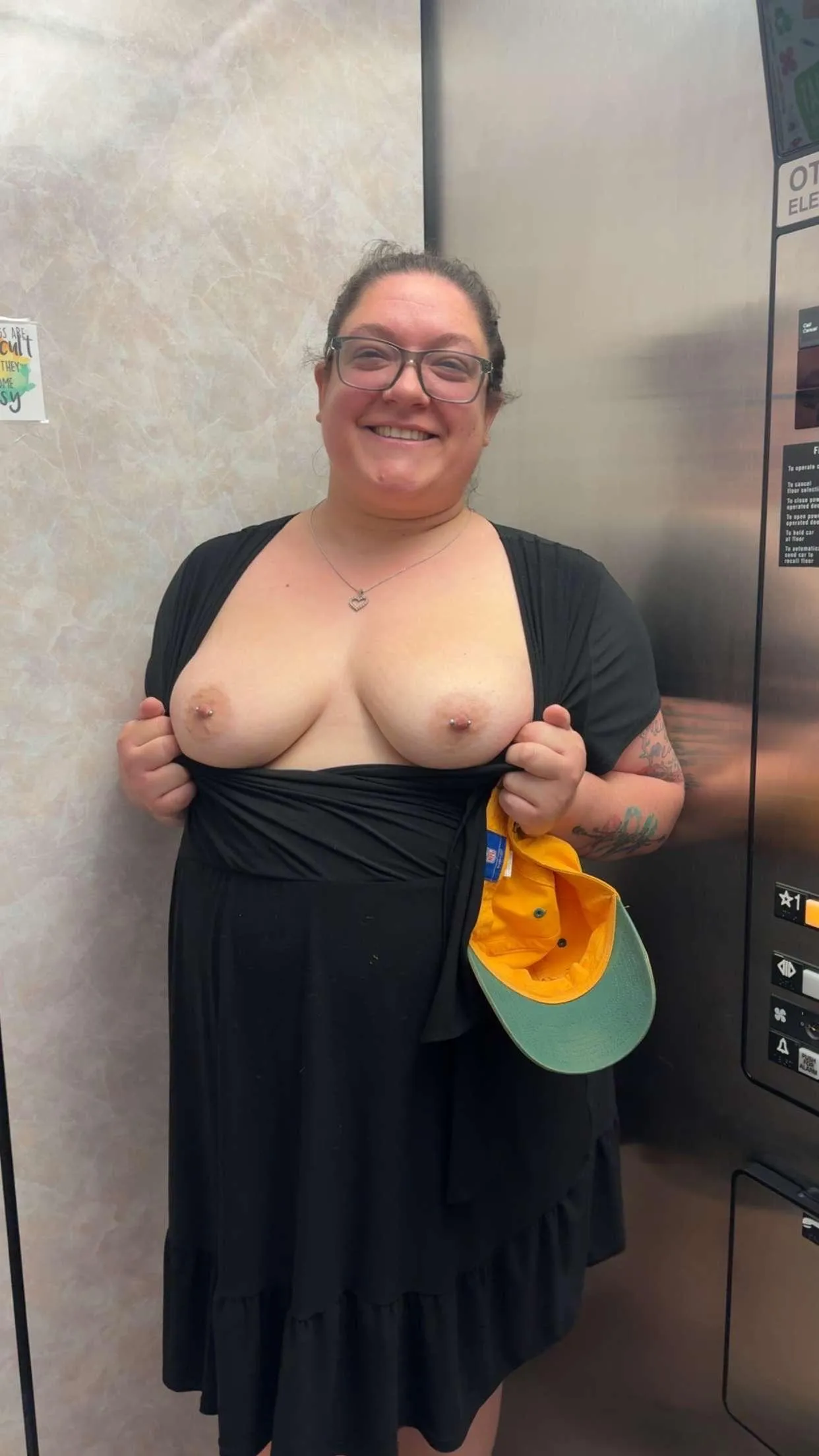 Just a little public flashing