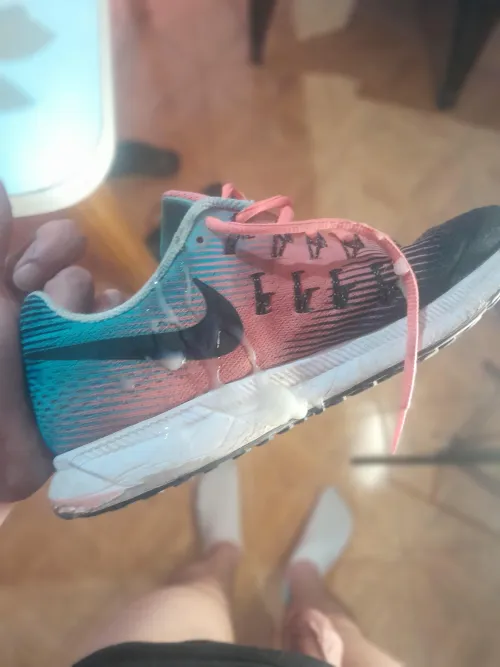 Nikes cummed