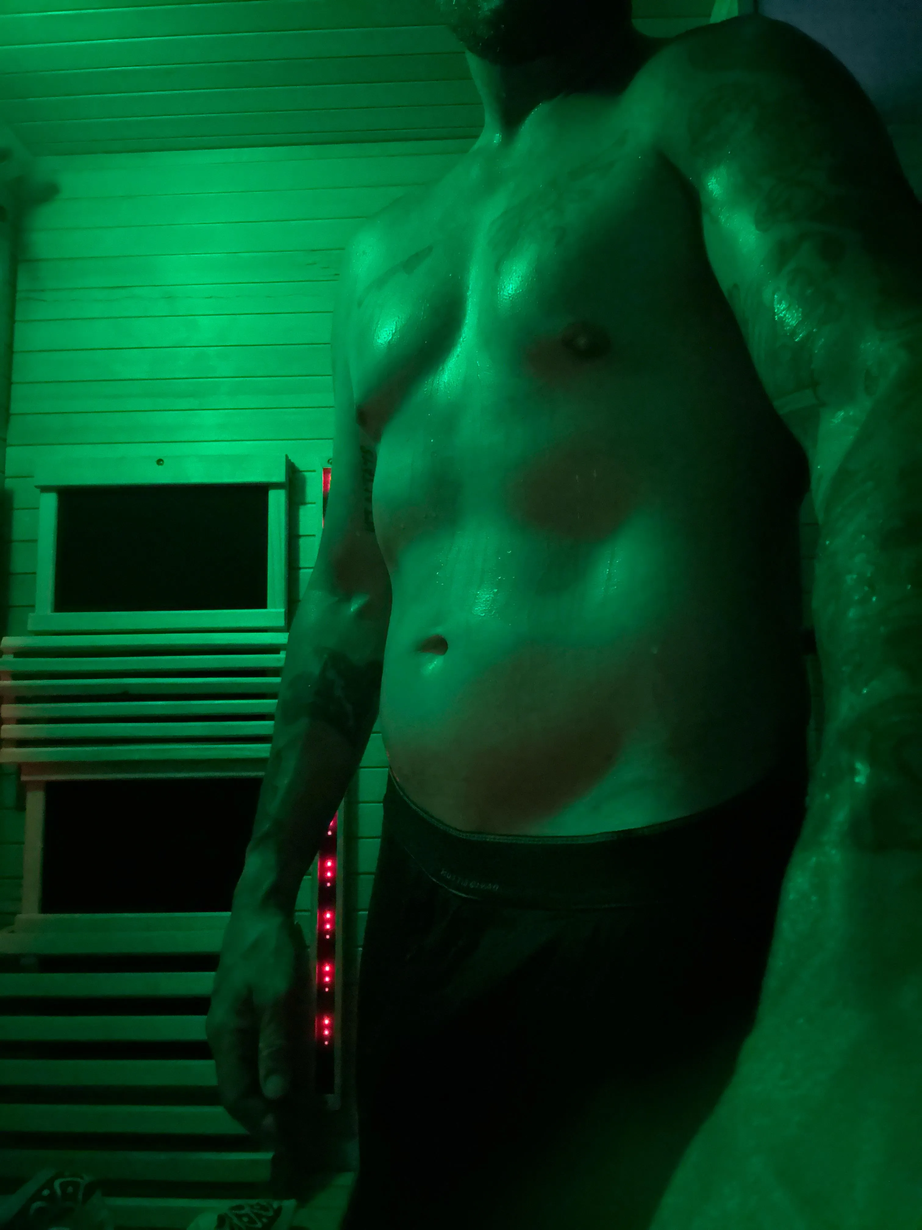 Post 4 miles then sauna