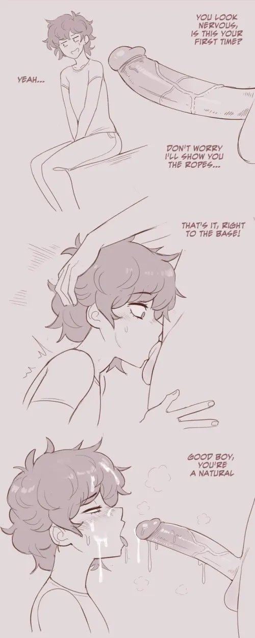 Relax your mouth bro, it will be easier that way