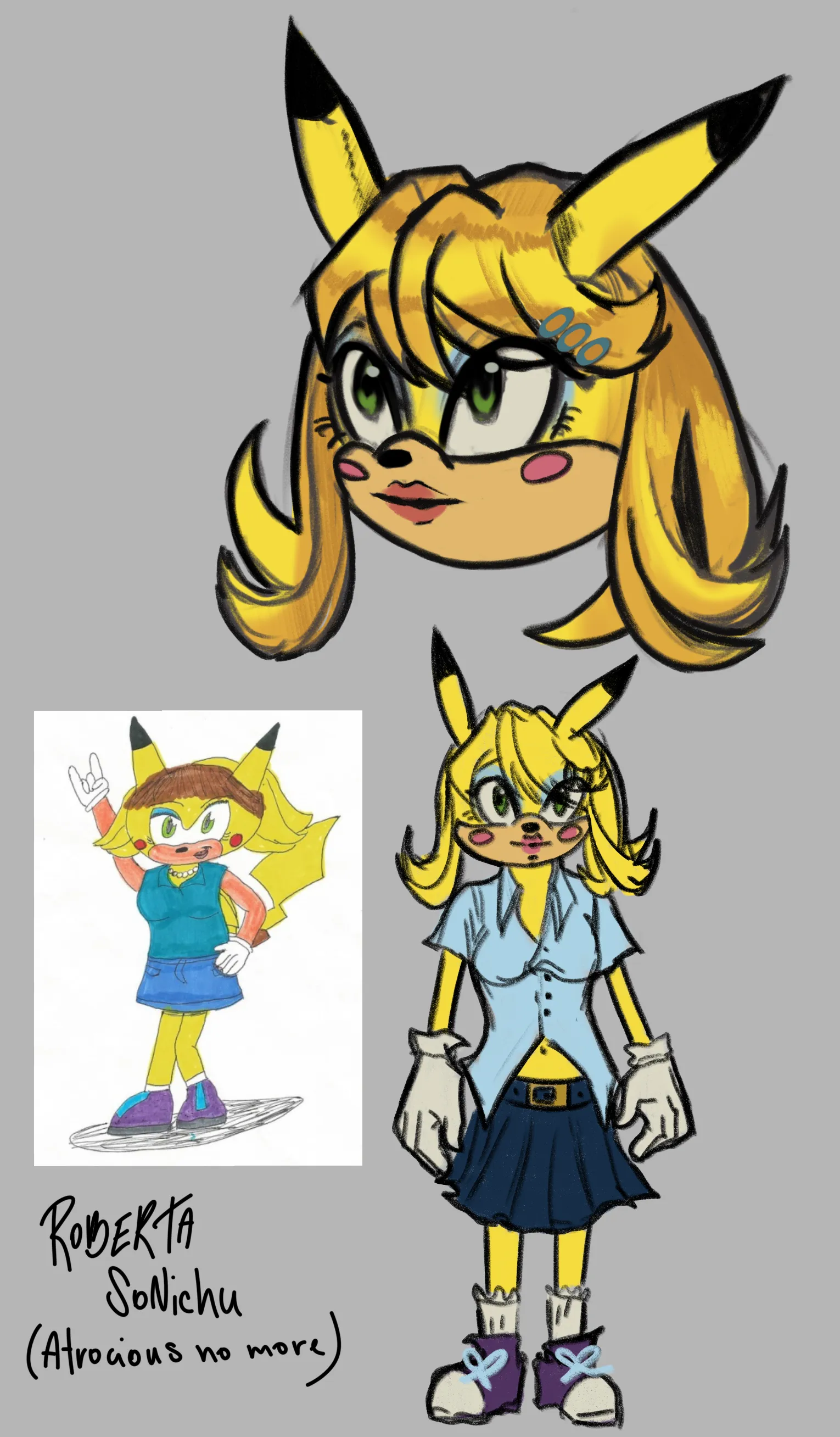 Roberta's design has been pissing me off, so I redesigned her.