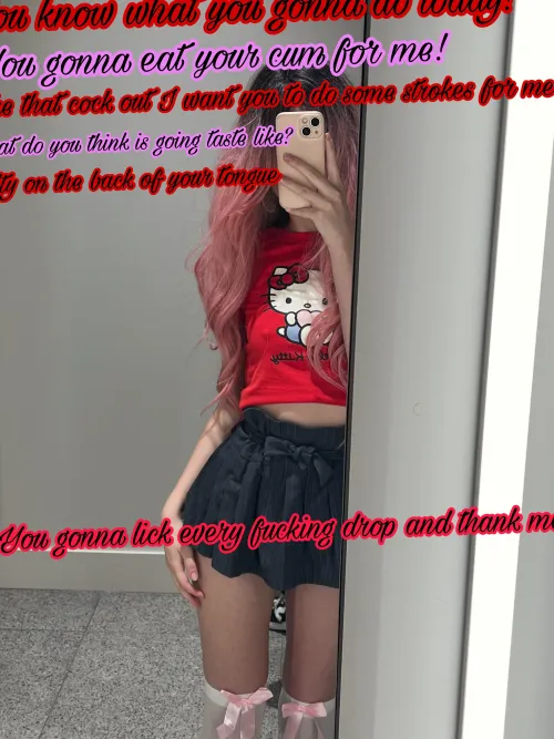 Still hesitating, beta? My satisfaction hinges on your humiliation. Eat it now.🤢