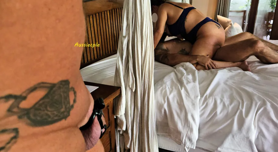 The fun you have when you are on holidays🍆🍑🗝️🔒