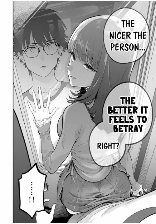 there is something about the Female character cheating so casually behind BF back is so hot.