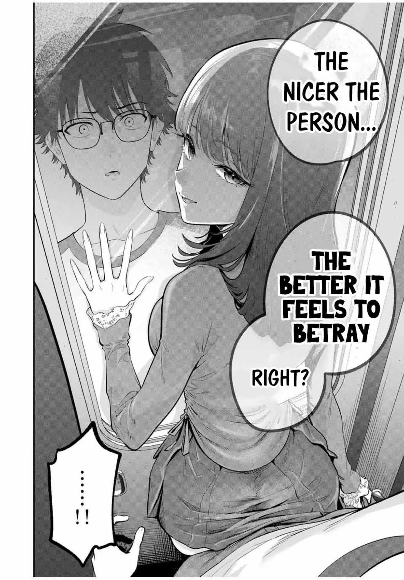 there is something about the Female character cheating so casually behind BF back is so hot.