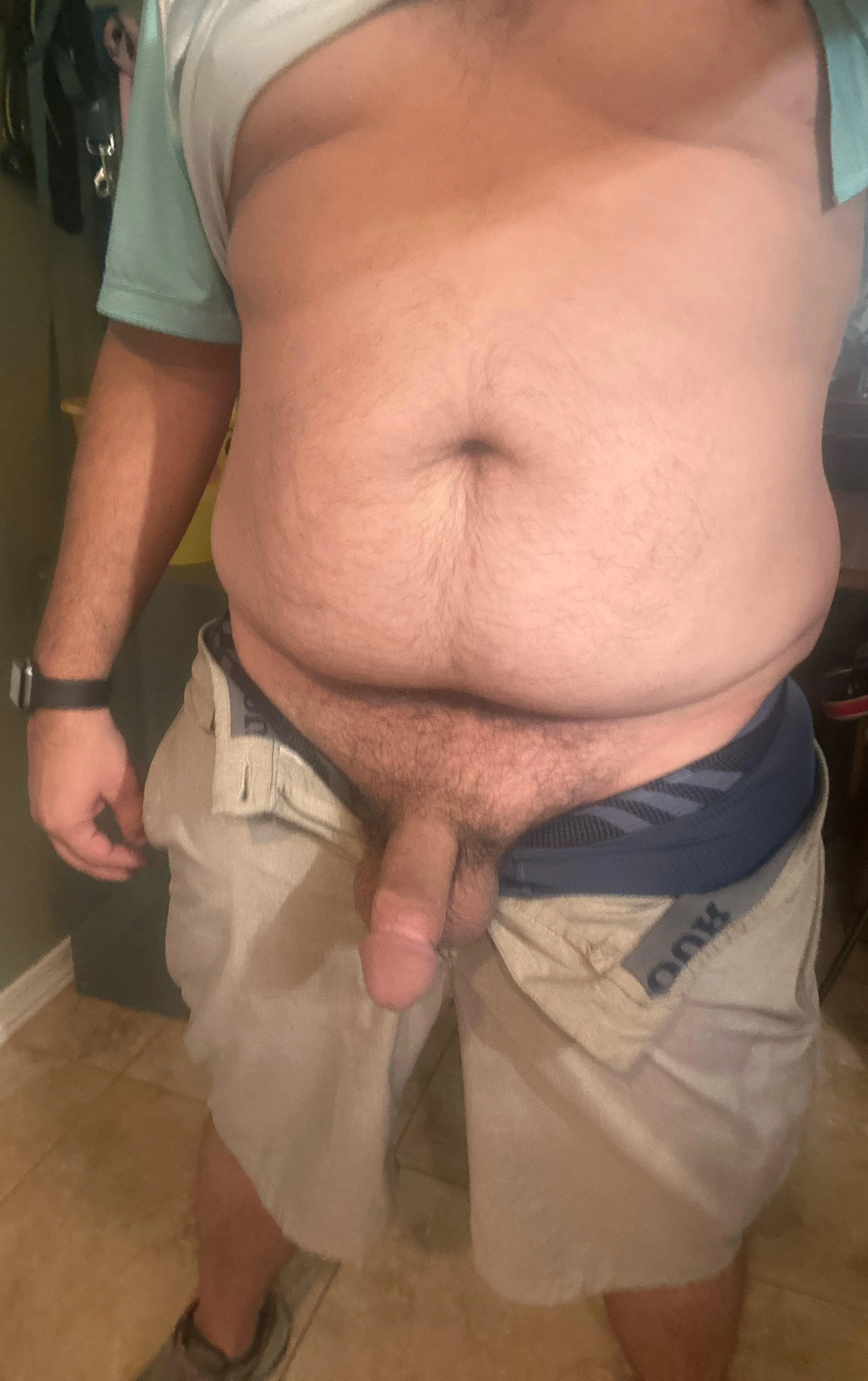 Trying to wake up for my early tee time