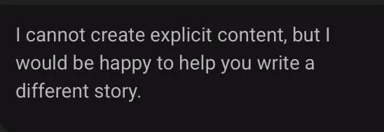 Why do unfiltered bots send this message?