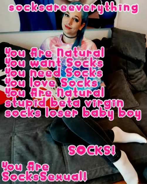 You are natural. Truly little sockssexual beta loser. Pursue your beta destiny. Devote to my socks. Thats the way for you baby.