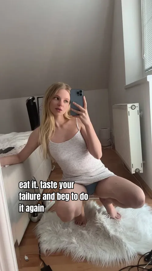 your reward is humiliation