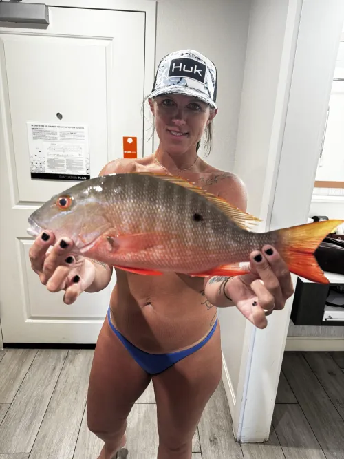 Fisher engaged. Florida Keys did us well.