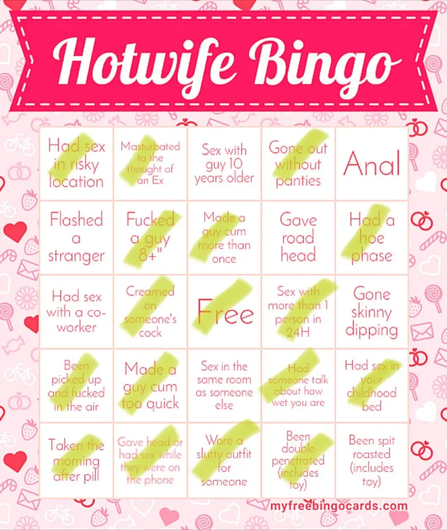 Her hotwife bingo 🔥