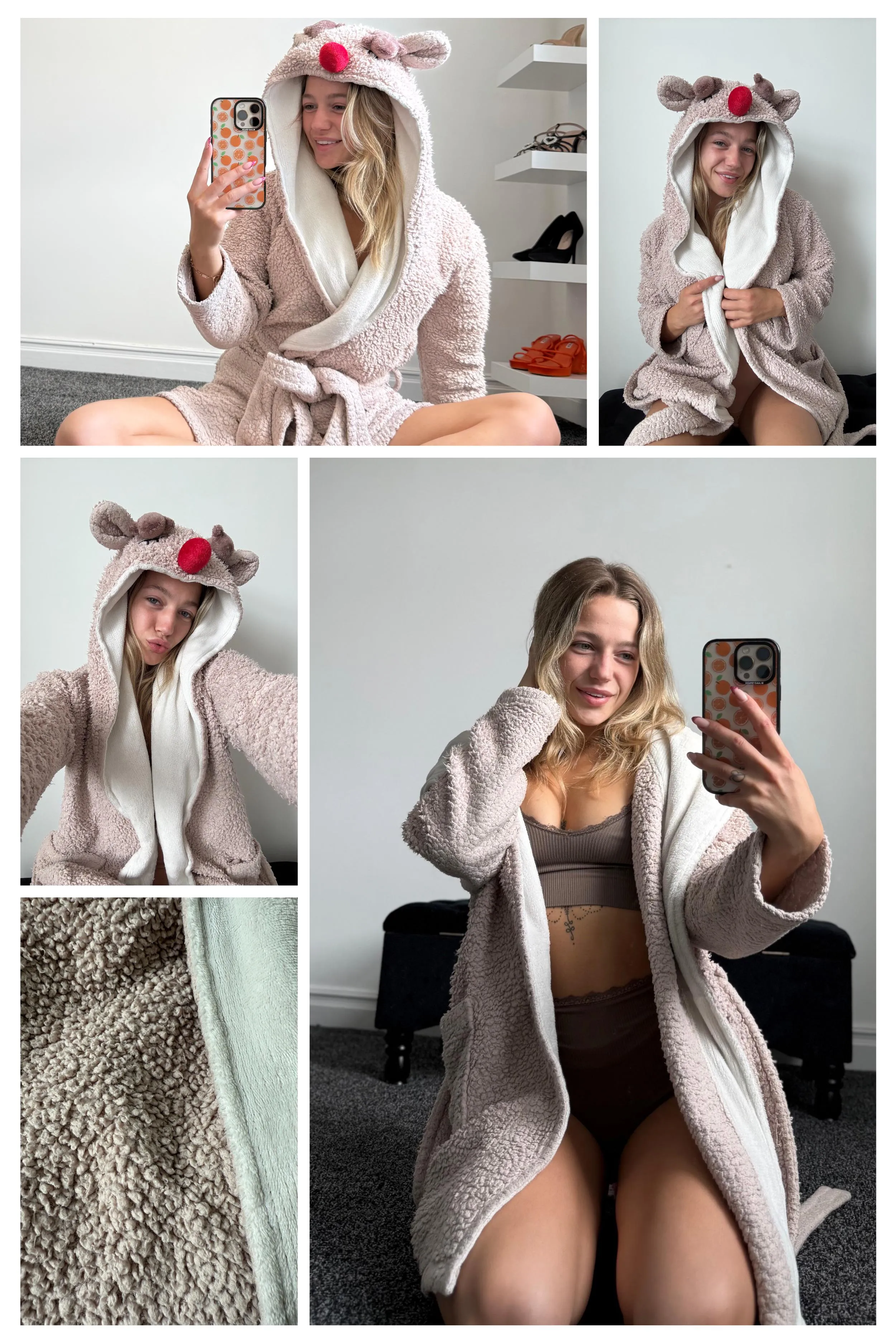 It’s official, you’ll be seeing my Fuzzy Reindeer Gown in my next giveaway😇 stay tuned for the details🦌🥰✨