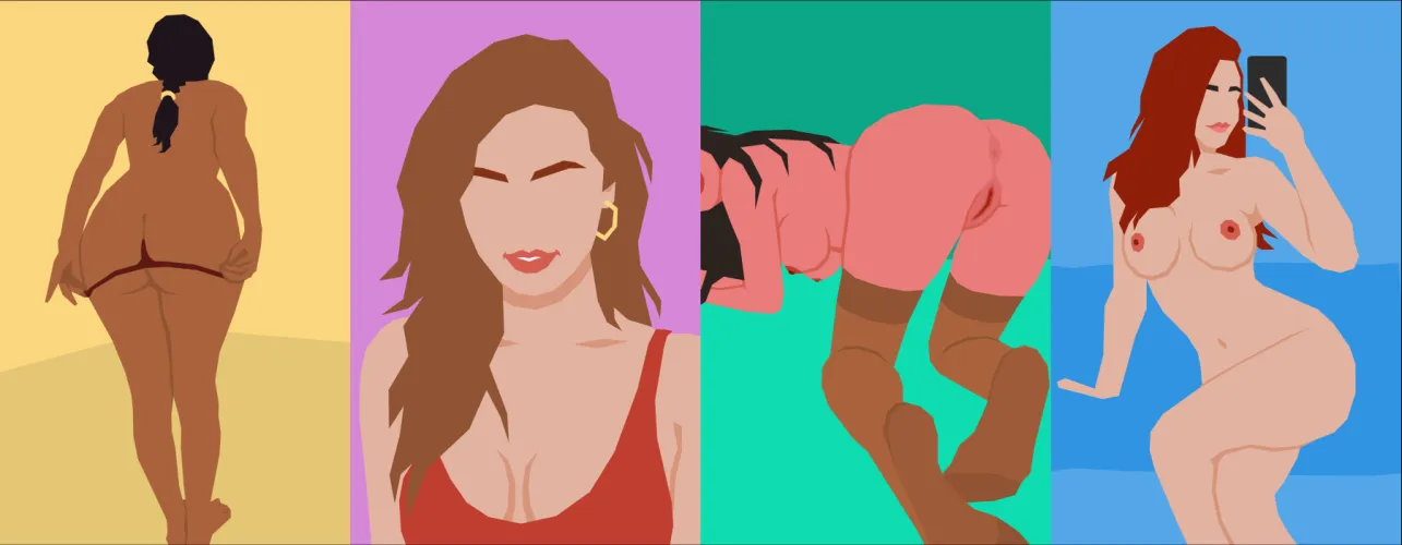 Some artwork from Day 45 (part 2) of Lewd Mod 2