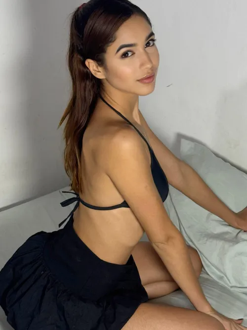 There are no panties underneath.