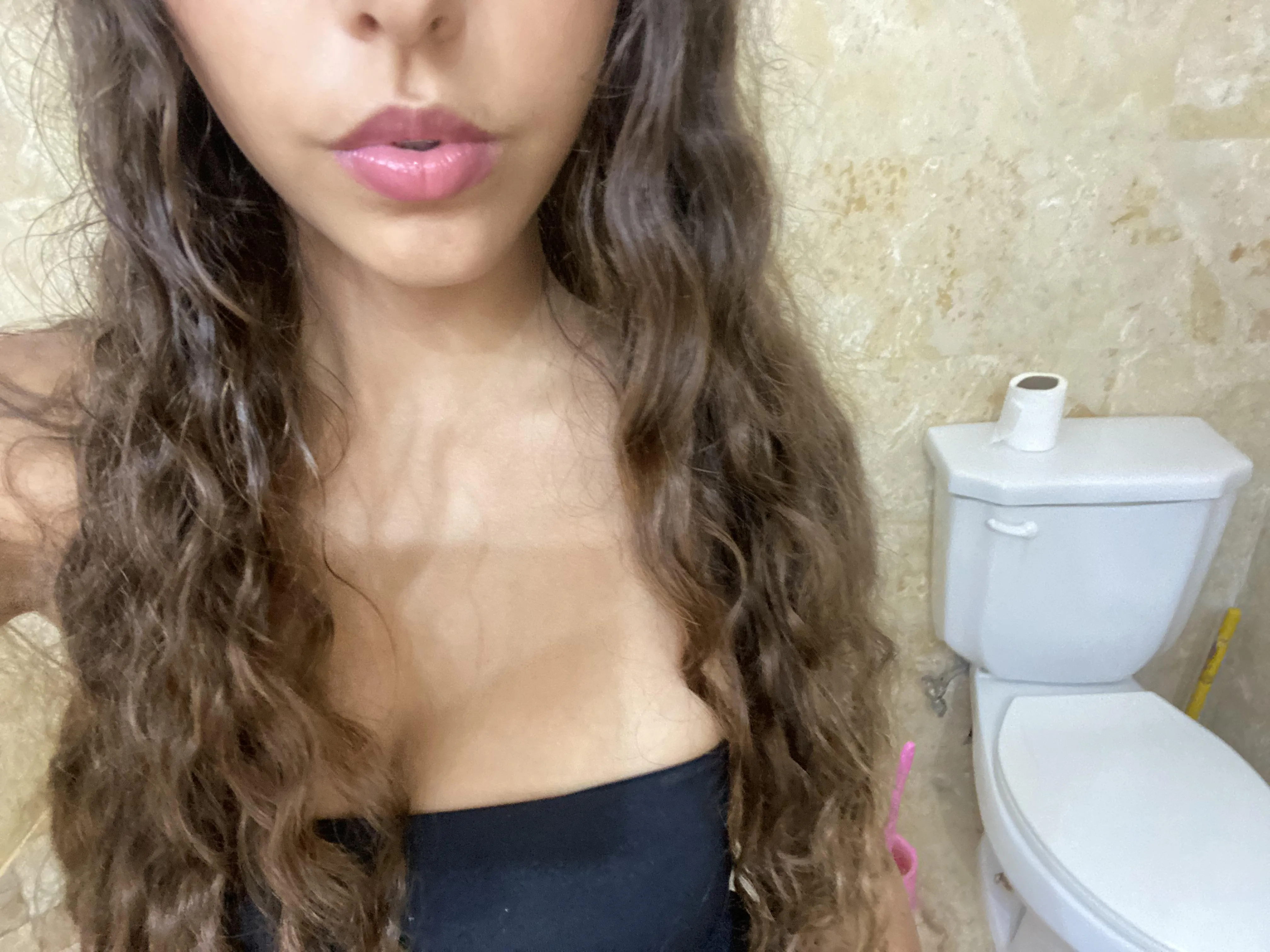 Would you put me on my knees in this bathroom?