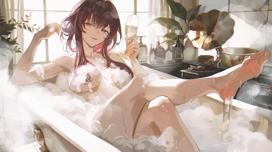 Bath Time (by nanjomaya)