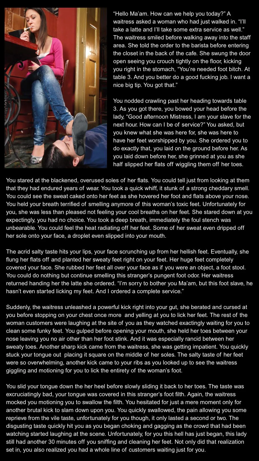 Cafe Foot Slave [Feet]