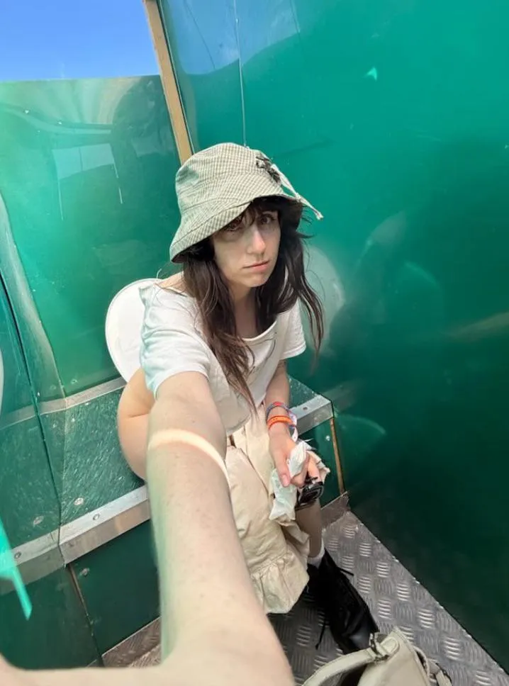 dodie high at a festival today 😫😫 wow