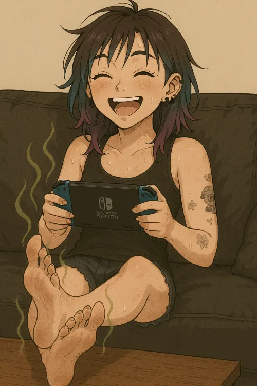 Too lazy to shower [feet] [foot] [smelly]