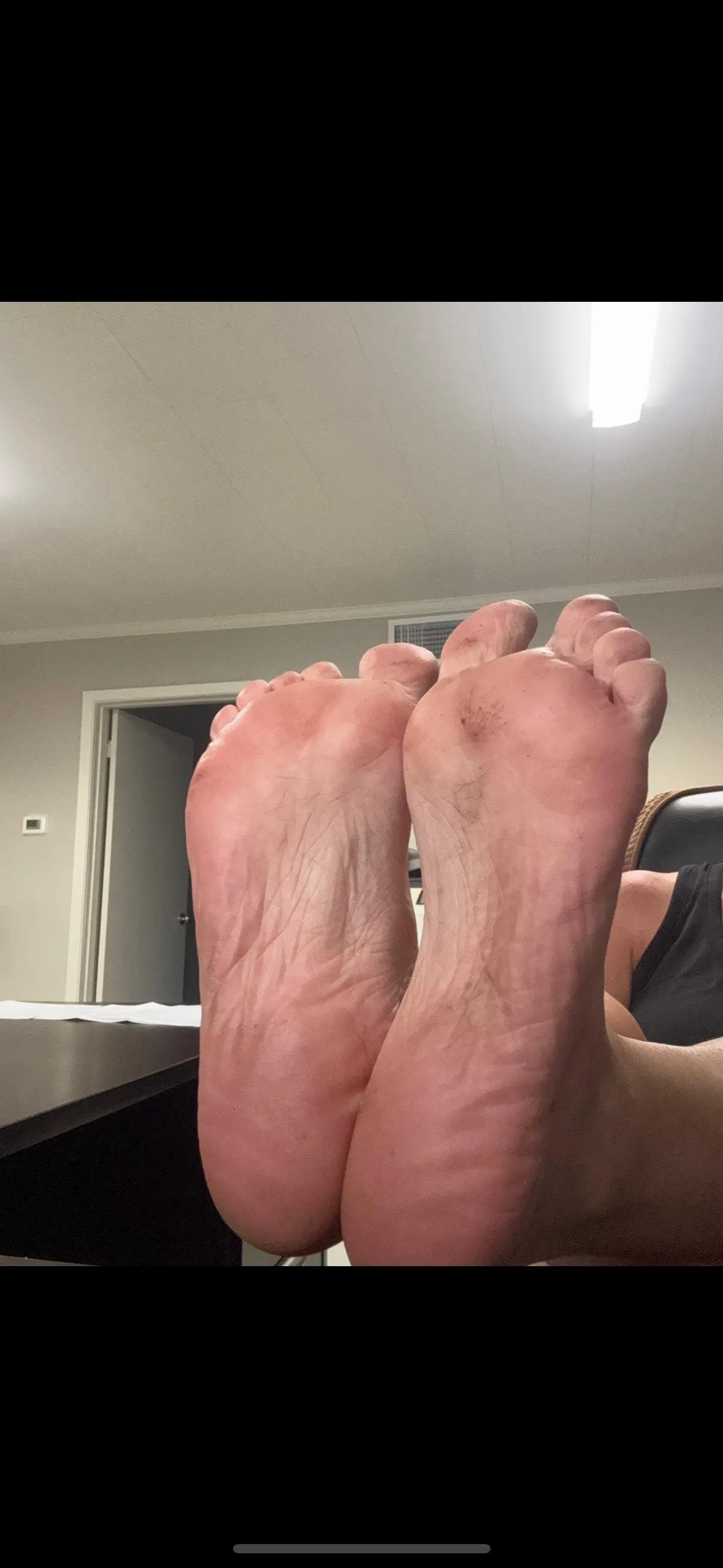Any volunteers to help clean the stink off of my office feet…
