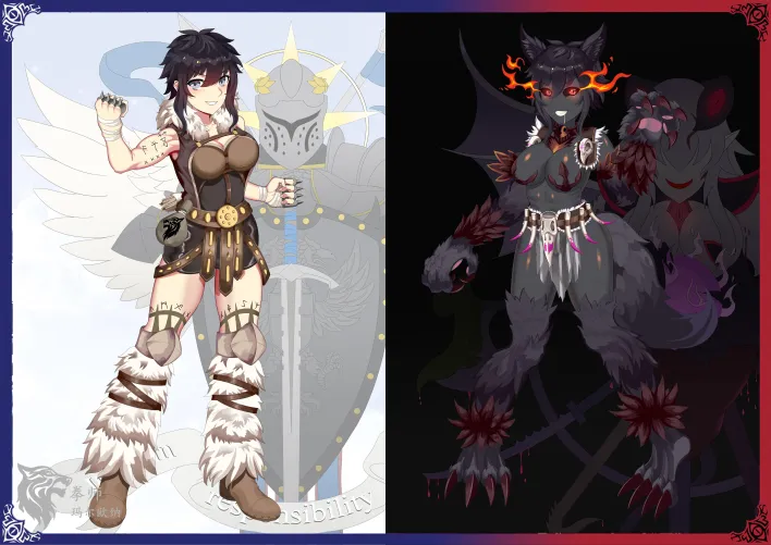 Before and after corruption.