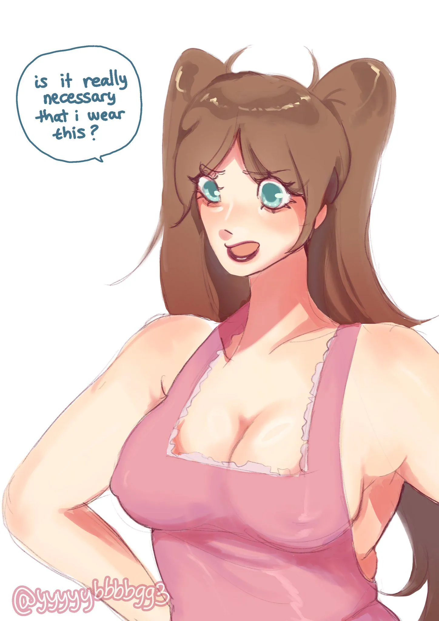 bethany with an apron😚😚