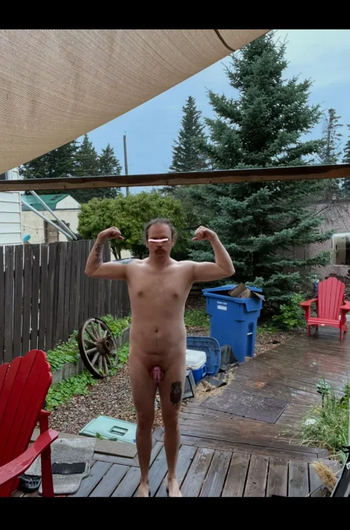 felt the rain on my skin decided i expose myself to the neighbourhood.