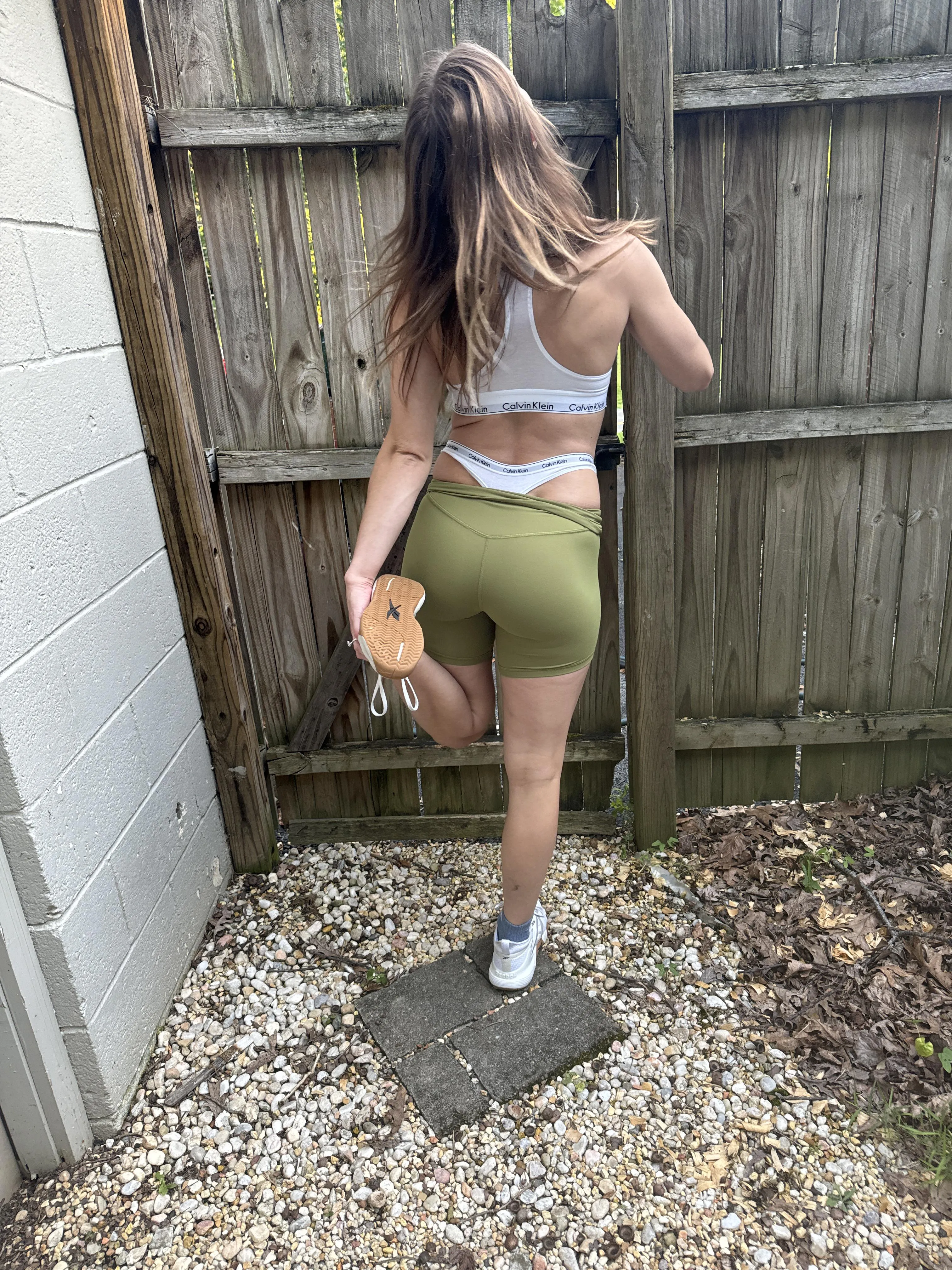 getting ready for my run