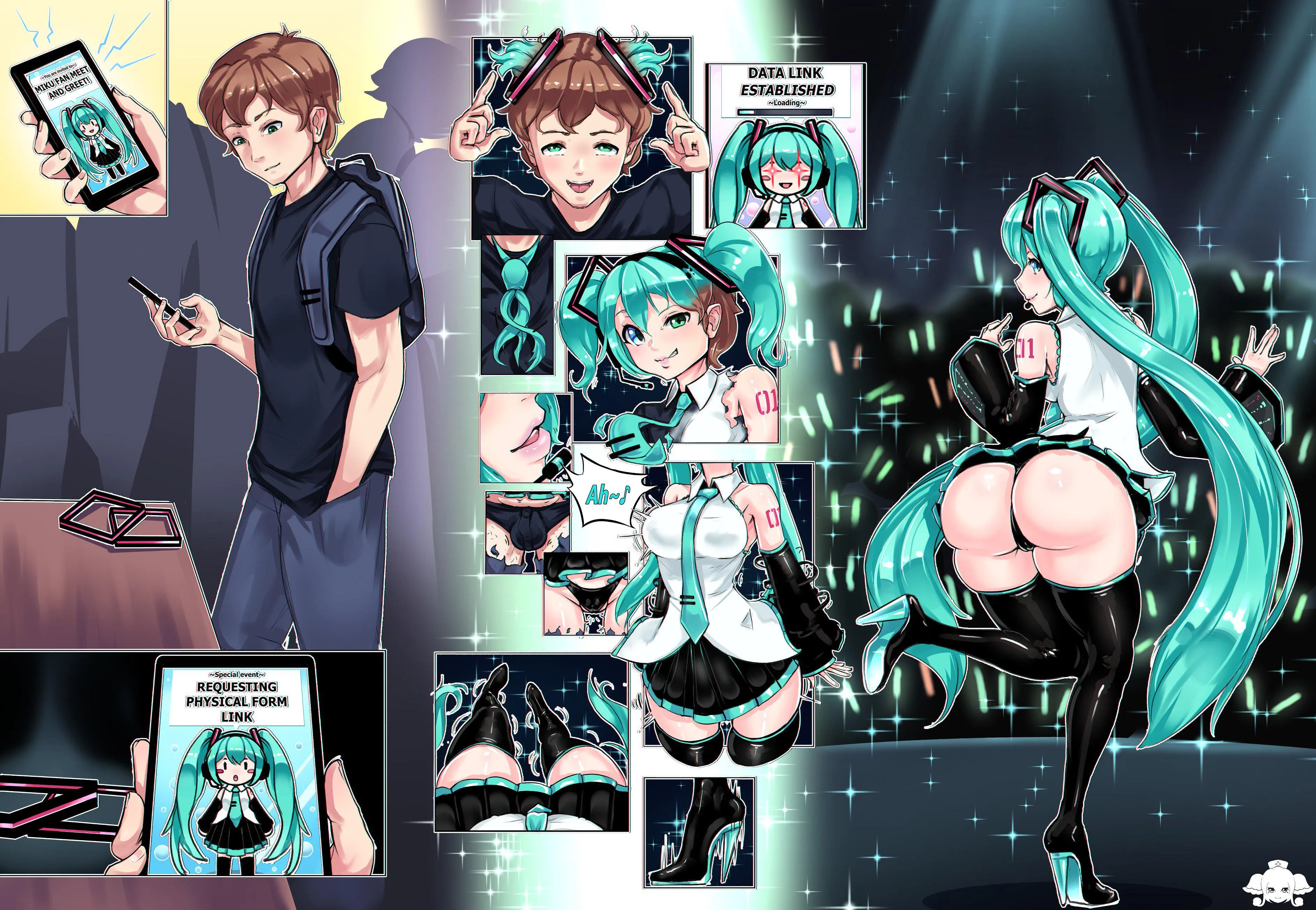 Hatsune Miku transformation