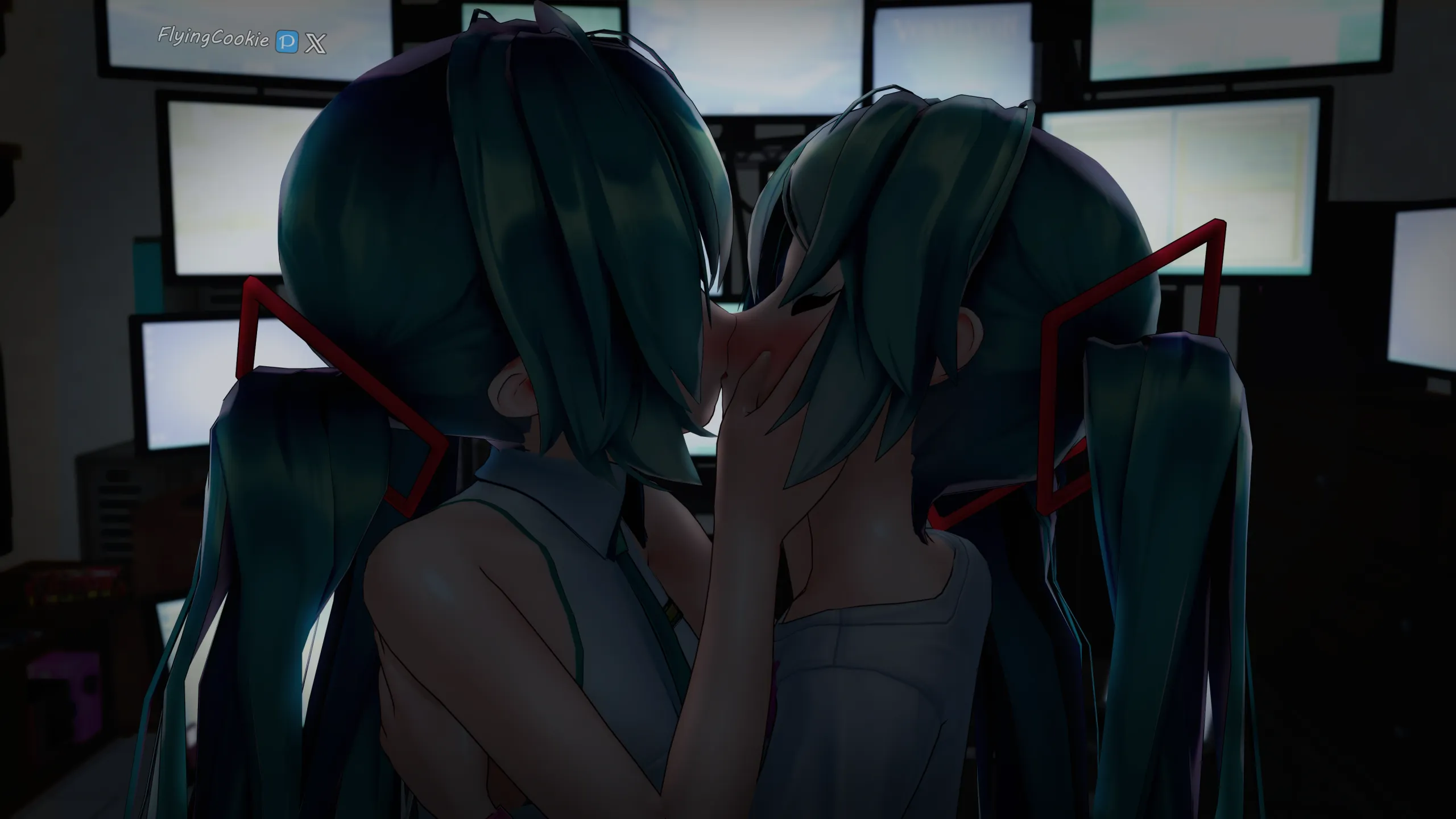 Miku x Miku [Vocaloid] (FlyingCookie)