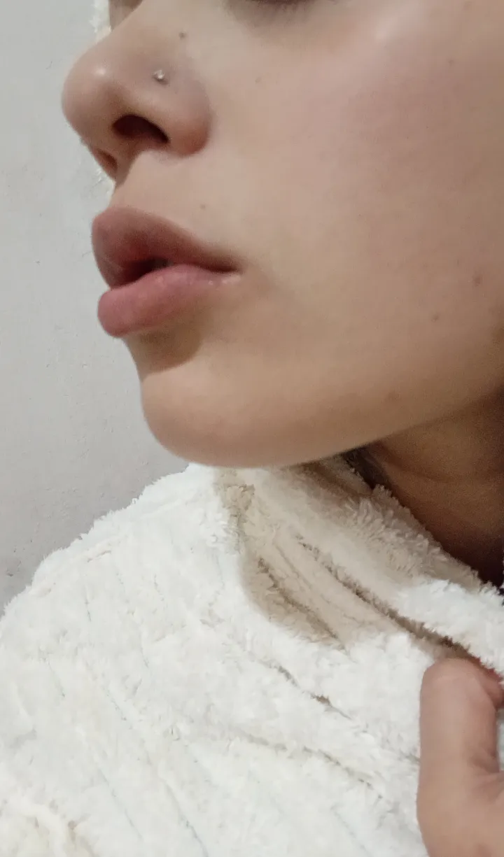 My lips are very soft today. I would put on some lipstick to go out today.