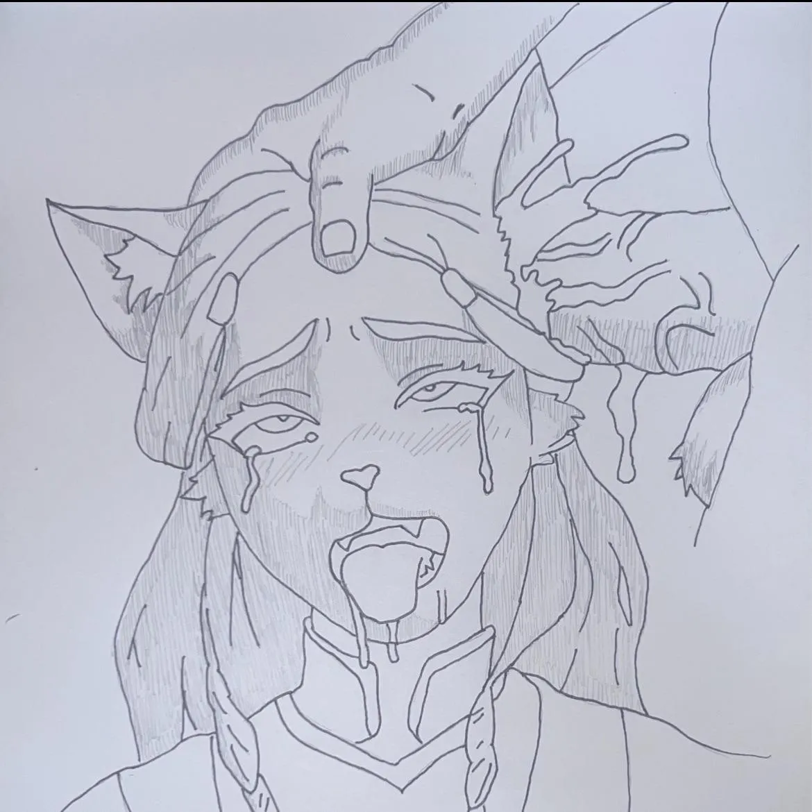 Playing with Kitty ( by Chikuzinio )