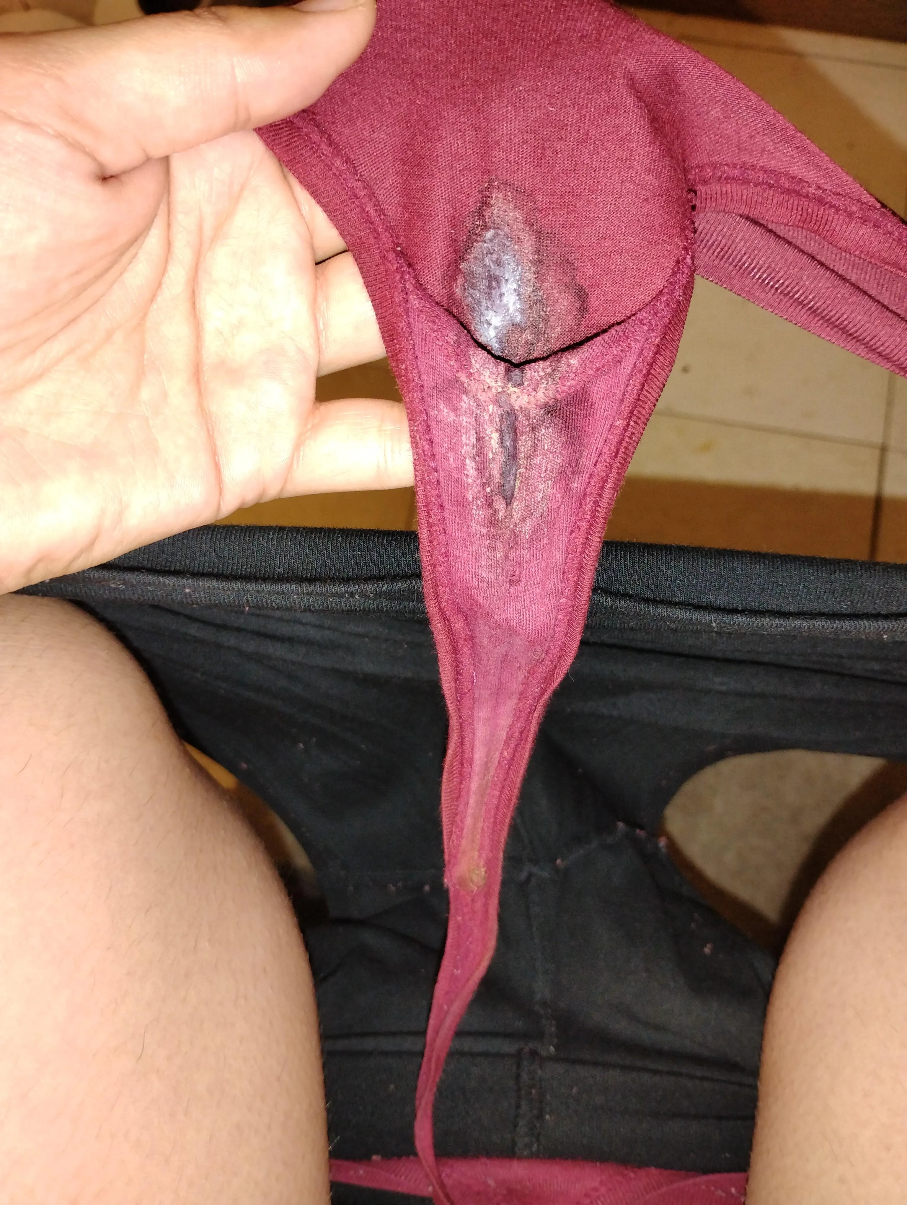 Soft cotton, soaked center. Wanna taste?