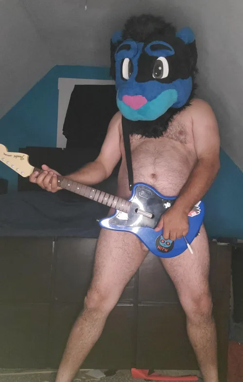 Wanna play some nudie rock band~? (OF: LustyLion9869 / JFF: LionclawAD)