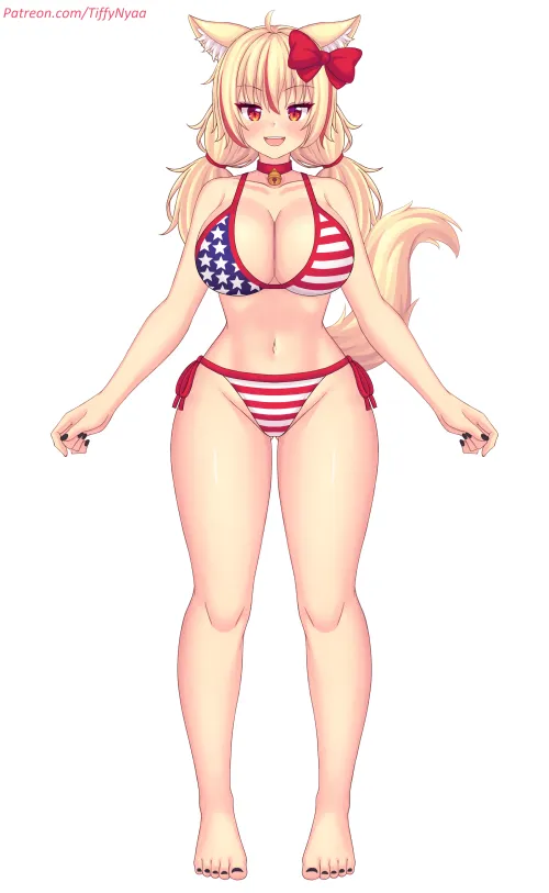 When we needed something to be proud of... (4th of July new Vtuber model)