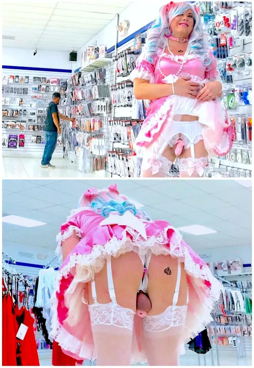 Would you come talk to me at the Adult Store?  He did.