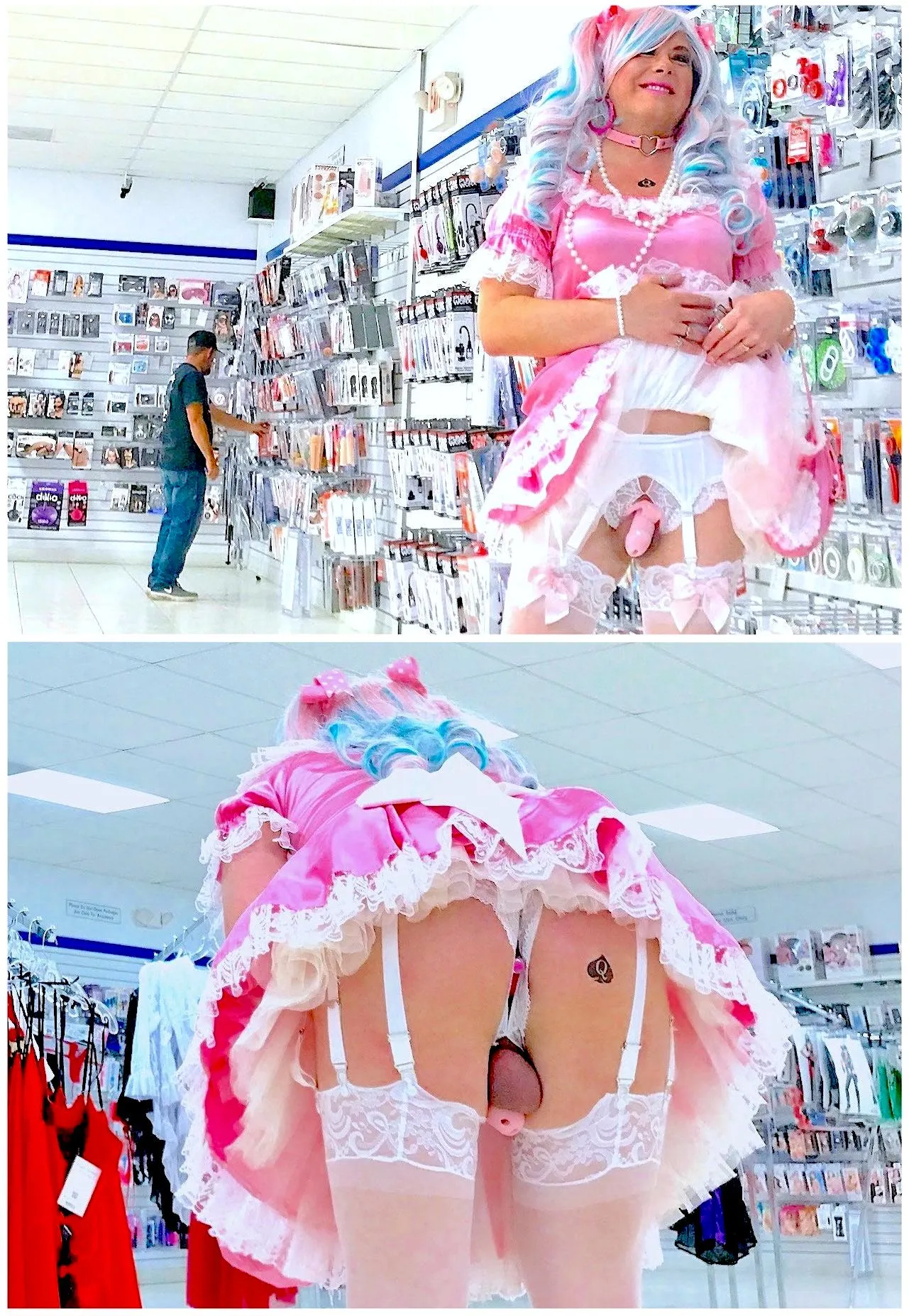 Would you come talk to me at the Adult Store?  He did.