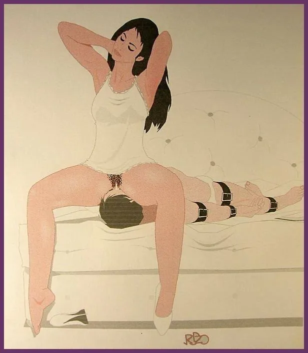 Yes baby...I love you too.....shhhhh....I don't understand a word you are saying.  Relax.  Breathe.  Keep licking.  There you go.  Nice.