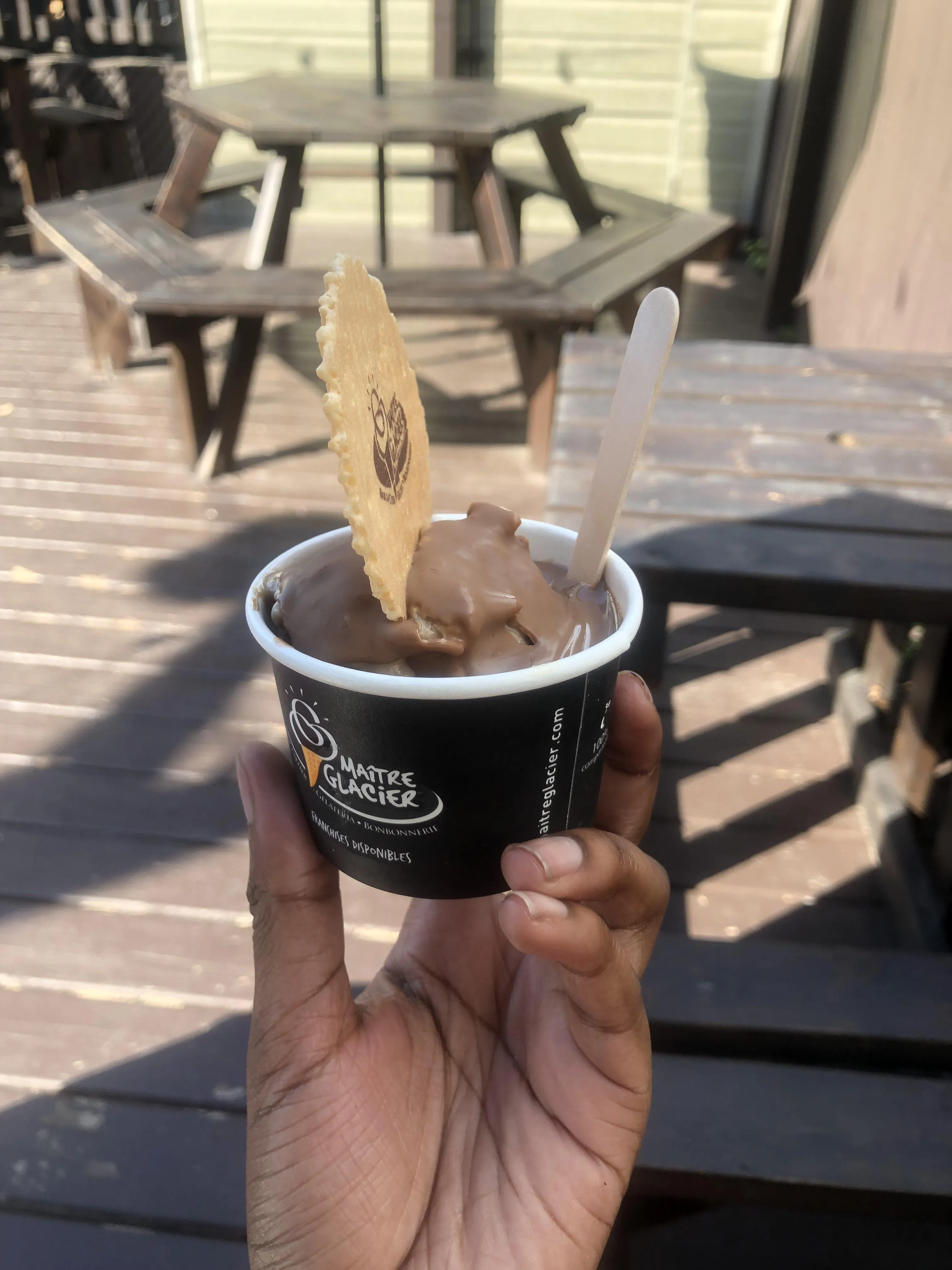 Best salted caramel I've ever had. You don't get to see me lick it clean but you get to claim you paid for it.