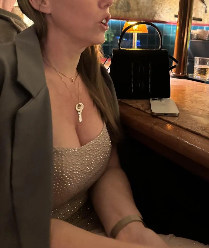 Do you think the whole bar knows, as you are sitting right next to me?