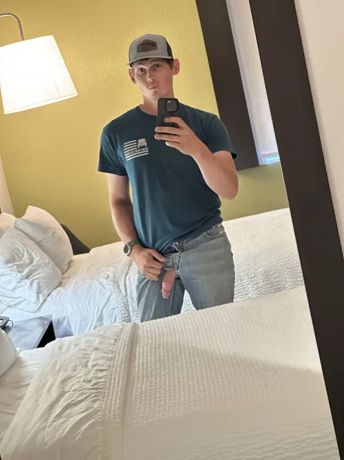 I ripped my jeans today at work! Fortunately I was free balling for everyone