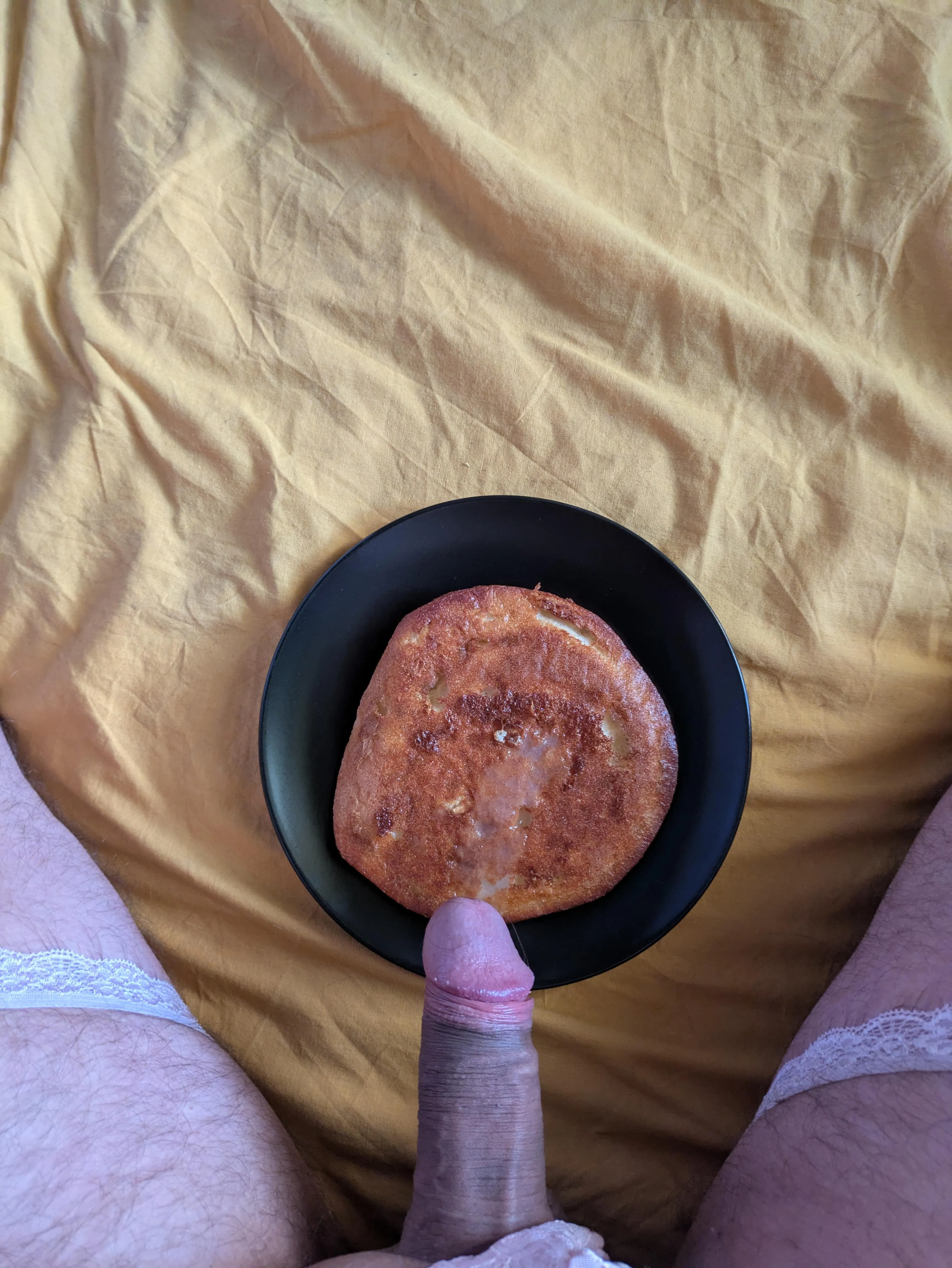 My Queen gives me permission to cum. And it tasted super delicious. Think she's turning me into a cum addicted slut. I always have to eat the cum from her pussy and or her body when she's done with her bulls.