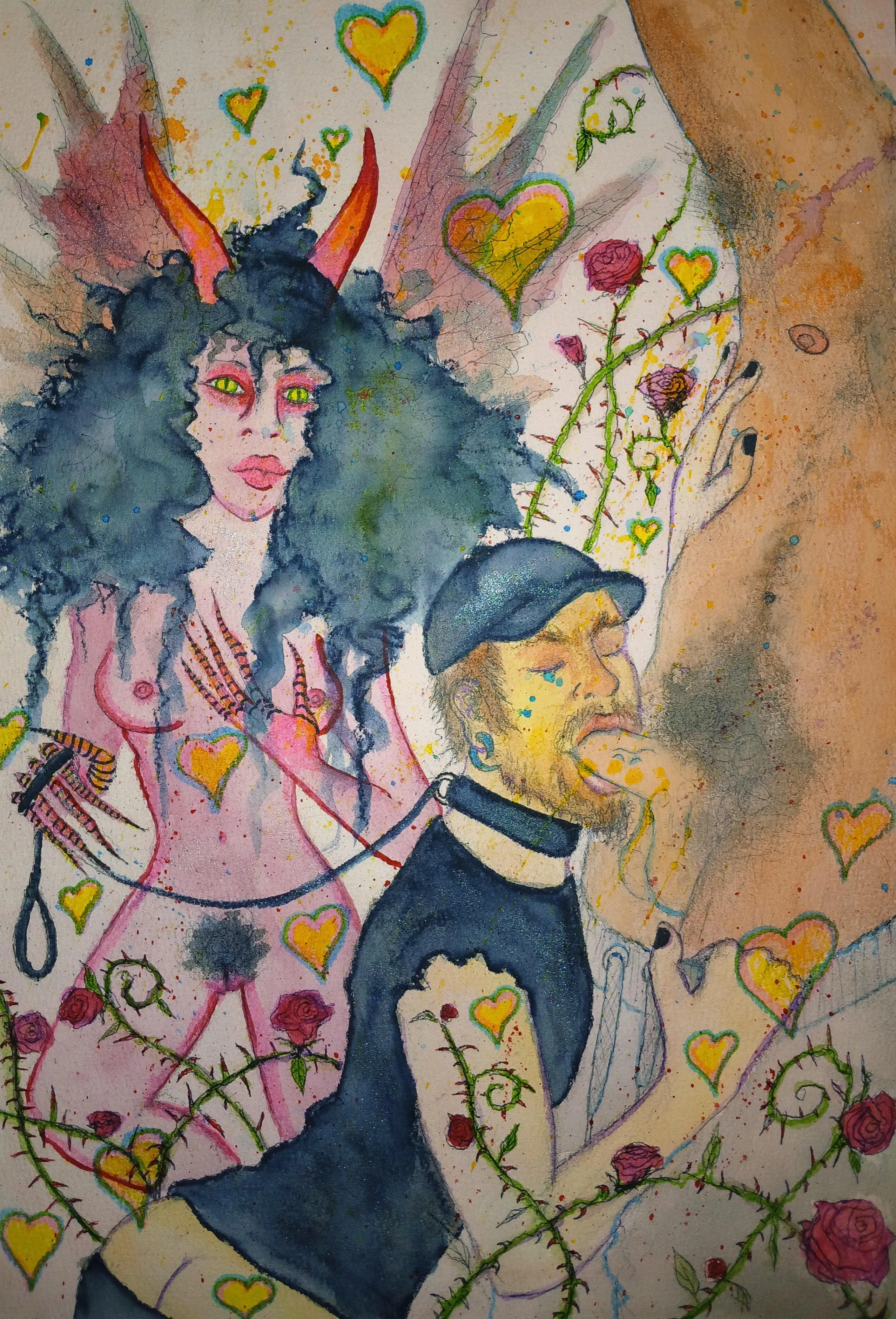 Prayer written in flesh