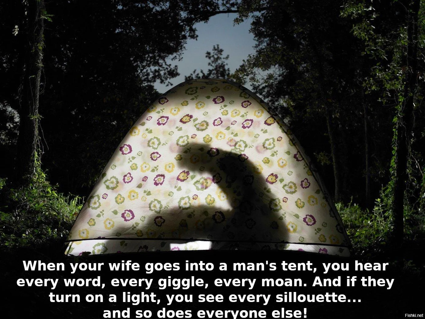 A thin layer of nylon...doesn't hide much.