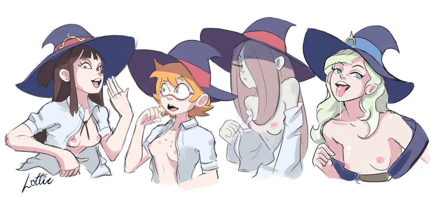Akko, Lotte, Sucy, and Diana (HotleyLottie)