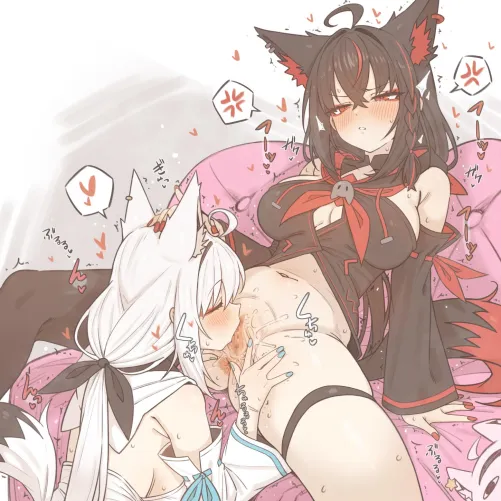 Fubuki eating Fubuki [Hololive]