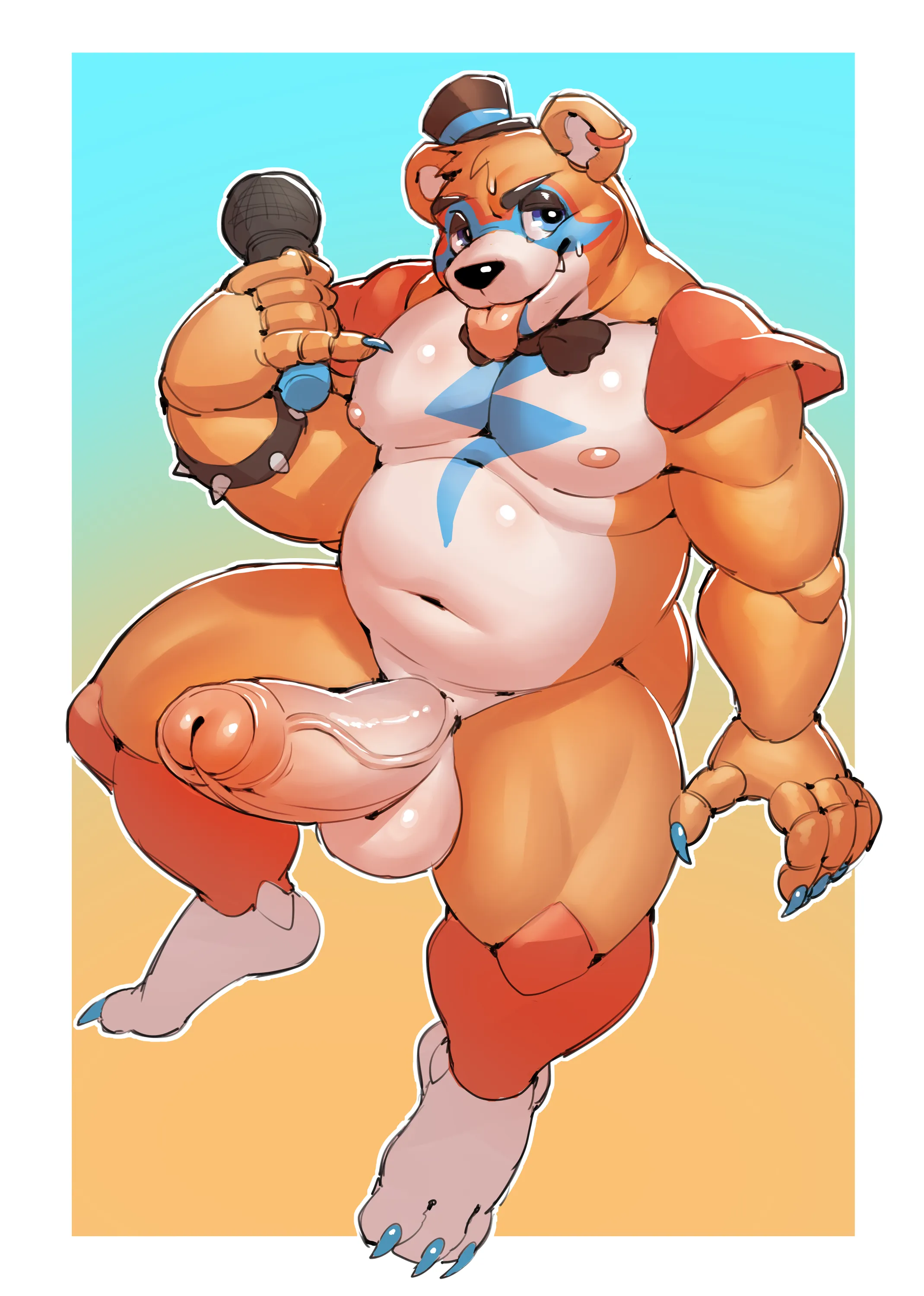 Glamrock Freddy Gay Chubby Male [M] (@ZiRannn)